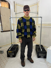Load image into Gallery viewer, 1980s Issey Miyake 3D Checkered Knit Sweater - Size M