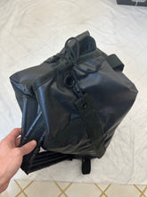 Load image into Gallery viewer, 2000s Issey Miyake Black Polyurethane Duffle Backpack - Size OS