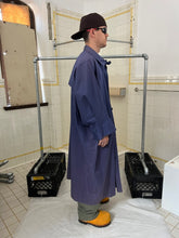 Load image into Gallery viewer, 1980s Issey Miyake Purple Polyurethane Coated Cotton Squid Coat - Size M