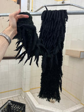 Load image into Gallery viewer, aw2002 Issey Miyake Black Twisted Wool Scarf - Size OS