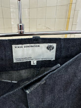 Load image into Gallery viewer, 1990s Vexed Generation Skewed Denim Pants with Asymmetrical Trim - Size L