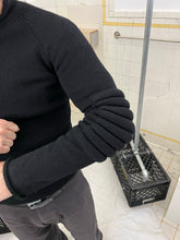 Load image into Gallery viewer, 2000s Yohji Yamamoto Turtleneck with Gathered Elbow Pad Detailing - Size M