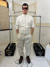 Load image into Gallery viewer, 1980s Issey Miyake Knit Cutout Shirt with Ribbed Sleeves - Size M