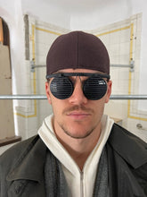 Load image into Gallery viewer, 1980s Issey Miyake Black Shutter Shades - Size OS