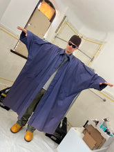 Load image into Gallery viewer, 1980s Issey Miyake Purple Polyurethane Coated Cotton Squid Coat - Size M