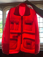 Load image into Gallery viewer, 1980s Vintage R Merchandise Hi-Vis Parachute Jacket with Large Pocket on Back - Size L
