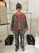 Load image into Gallery viewer, aw1993 Issey Miyake Woven Floral Jacquard Chore Jacket - Size L