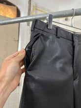 Load image into Gallery viewer, 1990s Armani Faux Leather Padded Knee Trousers - Size L
