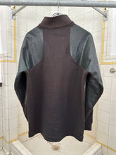 Load image into Gallery viewer, 1980s Issey Miyake Brown Quarter Zip with Coated Paneling - Size M