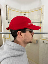 Load image into Gallery viewer, 1990s Armani Red Logo Hat - Size OS
