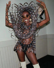 Load image into Gallery viewer, ss1991 Issey Miyake Crinkled Ribbon Top - Size S