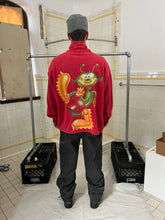 Load image into Gallery viewer, 1990s Vintage Sabotage Alien Graphic Turtle Neck Sweatshirt with Shoulder Cut Outs - Size XL