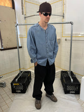 Load image into Gallery viewer, 1980s Marithe Francois Girbaud Chambray Shirt with Neck Button Detail - Size L