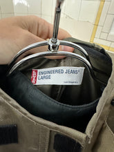 Load image into Gallery viewer, 2000s Levis Engineered Jeans Chemical Hood Metallic Jacket in Metallic Gold - Size L