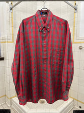 Load image into Gallery viewer, 1980s Claude Montana Plaid Button Down Shirt - Size L