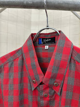 Load image into Gallery viewer, 1980s Claude Montana Plaid Button Down Shirt - Size L