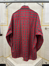Load image into Gallery viewer, 1980s Claude Montana Plaid Button Down Shirt - Size L