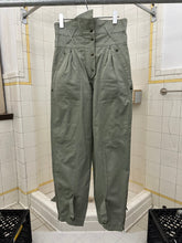 Load image into Gallery viewer, 1980s Claude Montana High-Waisted Pants with Belted Hem Cinches - Size S