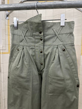 Load image into Gallery viewer, 1980s Claude Montana High-Waisted Pants with Belted Hem Cinches - Size S