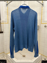 Load image into Gallery viewer, 1980s Claude Montana Knit Shirt with Woven Paneling - Size M