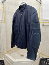 Load image into Gallery viewer, 1980s Claude Montana Padded Leather Moto Jacket - Size L