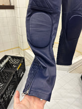 Load image into Gallery viewer, 1980s Claude Montana Padded Leather Moto Pants - Size L