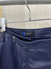 Load image into Gallery viewer, 1980s Claude Montana Padded Leather Moto Pants - Size L