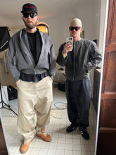 Load image into Gallery viewer, 1980s Issey Miyake Padded Moto Jacket with Abstract Top Stitching - Size M