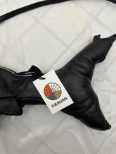 Load image into Gallery viewer, aw2015 Raeburn Black Leather Shark Bag - Size OS