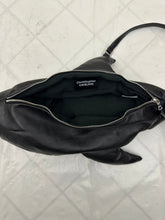 Load image into Gallery viewer, aw2015 Raeburn Black Leather Shark Bag - Size OS