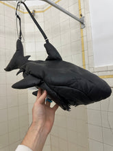 Load image into Gallery viewer, aw2015 Raeburn Black Leather Shark Bag - Size OS