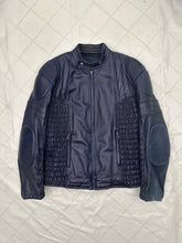 Load image into Gallery viewer, 1980s Claude Montana Padded Leather Moto Jacket - Size L