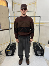 Load image into Gallery viewer, 1980s Issey Miyake Earth Tone Abstract Sweater - Size M