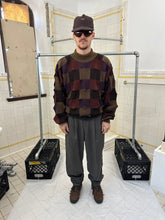 Load image into Gallery viewer, 1980s Issey Miyake Checkered 3D Knit Sweater - Size L