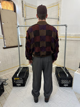 Load image into Gallery viewer, 1980s Issey Miyake Checkered 3D Knit Sweater - Size L