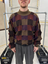 Load image into Gallery viewer, 1980s Issey Miyake Checkered 3D Knit Sweater - Size L