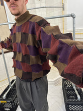 Load image into Gallery viewer, 1980s Issey Miyake Checkered 3D Knit Sweater - Size L