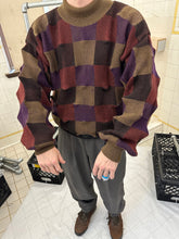 Load image into Gallery viewer, 1980s Issey Miyake Checkered 3D Knit Sweater - Size L
