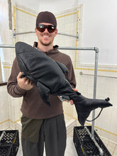 Load image into Gallery viewer, aw2015 Raeburn Black Leather Shark Bag - Size OS