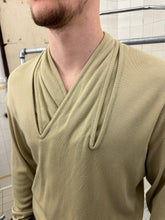 Load image into Gallery viewer, 1980s Issey Miyake Layered Collar Sweater in Beige - Size M