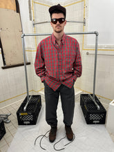 Load image into Gallery viewer, 1980s Claude Montana Plaid Button Down Shirt - Size L