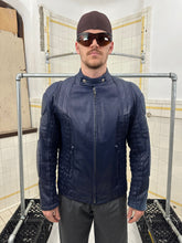 Load image into Gallery viewer, 1980s Claude Montana Padded Leather Moto Jacket - Size L