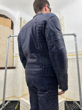 Load image into Gallery viewer, 1980s Claude Montana Padded Leather Moto Jacket - Size L