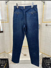 Load image into Gallery viewer, 1980s Claude Montana Denim Pants with Metal Beltloops - Size M