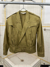 Load image into Gallery viewer, 1980s Claude Montana Double Breasted Military Jacket with Belted Hem - Size L