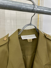 Load image into Gallery viewer, 1980s Claude Montana Double Breasted Military Jacket with Belted Hem - Size L