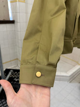 Load image into Gallery viewer, 1980s Claude Montana Double Breasted Military Jacket with Belted Hem - Size L