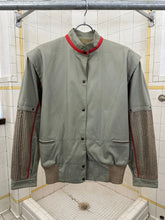 Load image into Gallery viewer, 1980s Claude Montana Mandarin Collar Jacket with Mesh Overlay Detail - Size S
