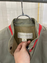 Load image into Gallery viewer, 1980s Claude Montana Mandarin Collar Jacket with Mesh Overlay Detail - Size S