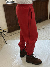 Load image into Gallery viewer, 1980s Issey Miyake Red Zipper Sweatpants - Size L